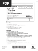 Physics: Pearson Edexcel Level 3 GCE