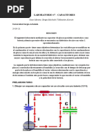 Laboratorio #7 - Capacitores