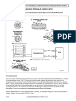 Diagnostic Trouble Codes (DTC) : DTC P0711 Transmission Fluid Temperature Sensor Circuit Performance