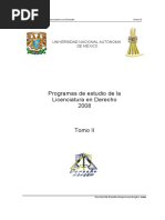 Programas Derecho