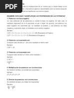 Determina en Cada Caso El Signo de La Potencia