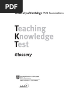 TKT Glossary