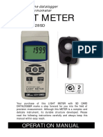 Light Meter: Operation Manual