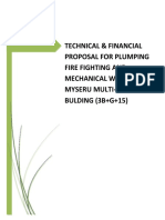 Technical and Financial Proposal Plumbing and Mechanical Myseru