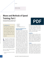 Means and Methods of Speed Training, Part I: Keywords: Acceleration Maximum-Velocity Running