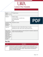 5E Lesson Plan Template: The 5 Es