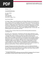 American Association of University Professors Letter To Pacific University