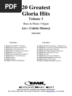 20 Greatest Gloria Hits: Arr.: Colette Mourey