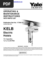 Yale KELB Manual