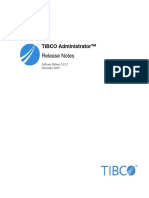 TIB TIBCOAdmin 5.11.1 Relnotes