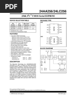 24AA256/24LC256: 256K I C Cmos Serial Eeprom