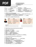 Homework - 01 1. Write in The Correct Form of Verb "To Be"