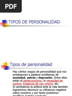 Tipos de Personalidad