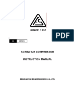 SA110-200WA Screw Air Compressor Instruction Manual