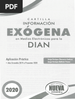 Cartilla Informacion Exogena Dian 2020