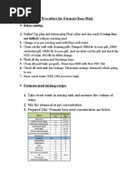 Procedure For Formate Base Mud