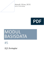 MODUL 5 SQL Bertingkat