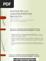 Planificacion de Las Adquisiciones Del Proyecto