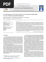 An Investigation On The Fresh Properties of Self-Compacted Lightweight Concrete Containing Expanded Polystyrene