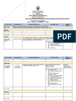 Weekly Home Learning Plan (English)