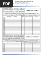 Attendance Sheet Data Privacy