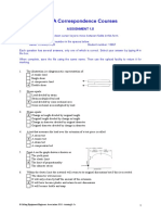 LEEA Correspondence Courses: Assignment 1.5