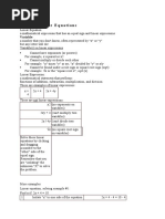 Solving Linear Equations