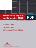 Introduction To English Morphology