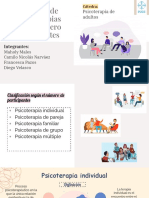 Clasificación de Las Psicoterapias Según El Número de Participantes Final