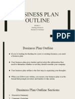 A) Business Plan Outline