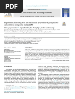 Experimental Investigation On Mechanical Properties of Geosynthetic Cementitous Composite Mat (GCCM)