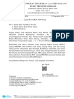 Surat Pemanggilan Peserta KSN 2020