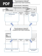 Ficha de Evaluación - Metacognicion
