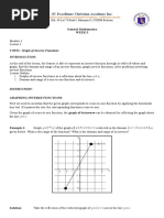 JC Excellente Christian Academy Inc.: General Mathematics Week 5