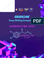 Guideline Lomba Esai Adrenaline 2021