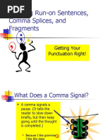 Unit 8 Run Ons and Splices