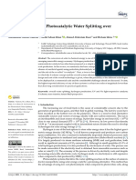 Catalysts: An Overview of The Photocatalytic Water Splitting Over Suspended Particles