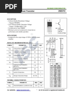 Silicon NPN Power Transistor: Description