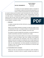 MÓDULO 3 SOBRE FORMAS DEL PENSAMIENTO (EL CONCEPTO) Bart Patricia de La Cruz 2017-1170