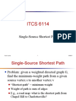 ITCS 6114: Single-Source Shortest Path