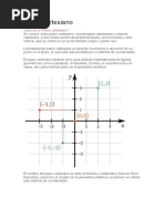 Plano Cartesiano Este Es El Trabajo