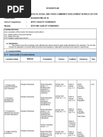 Session Plan: Learning Outcomes