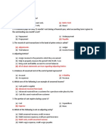 Adjusting Entries MCQs