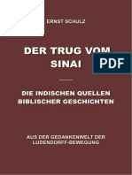 Schulz, Ernst - Der Trug Vom Sinai Amtliche Wissenschaft Im Zeichen Des Kreuzes