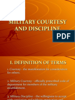 Military Courtesy and Discipline