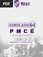 Gab Comentado - SIMULADO 04 - PMCE - Nexo Concursos