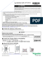 Getting Started With ATV312: Verify The Delivery of The Drive