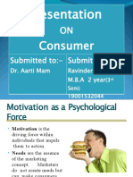 Consumer Motivation