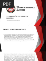 SISTEMA POLÍTICO Y FORMAS DE GOBIERNO Diapositivas