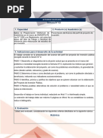 Indicaciones y Rubrica Semana 3